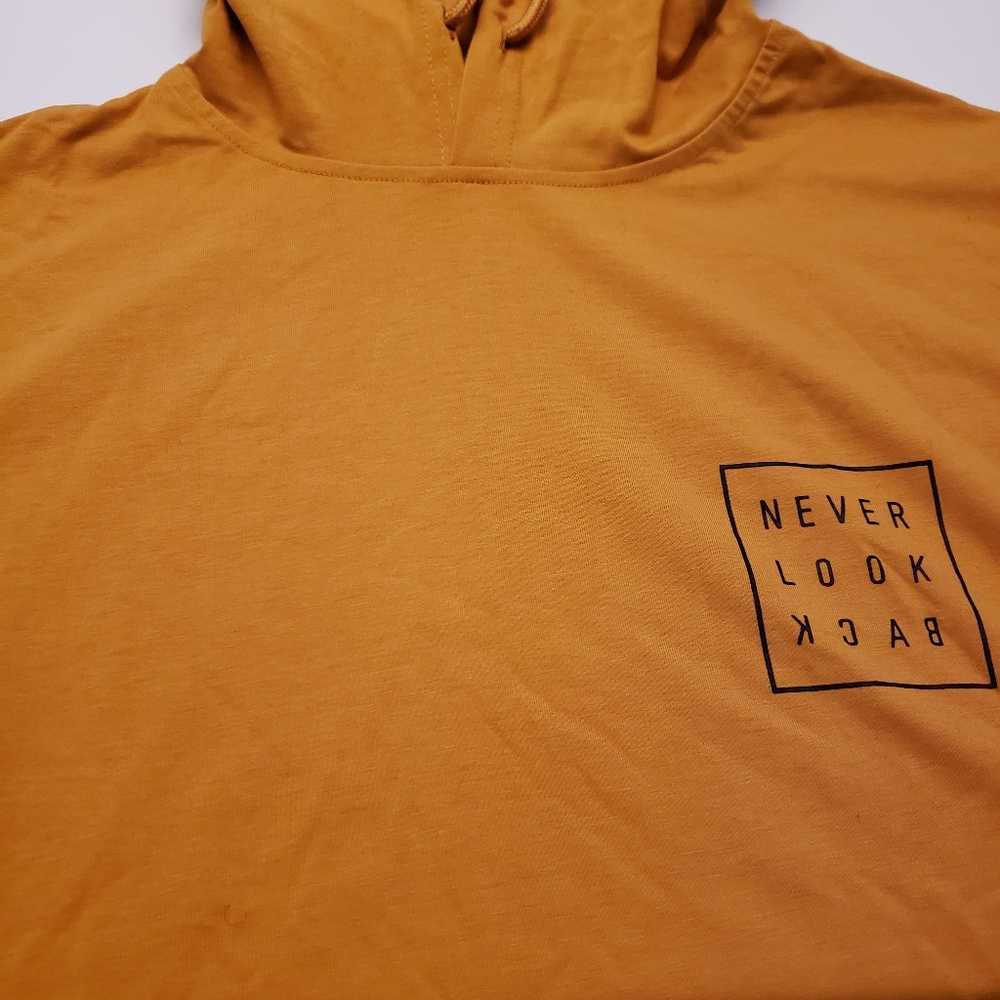 Mustard Muscle Tank with Hood